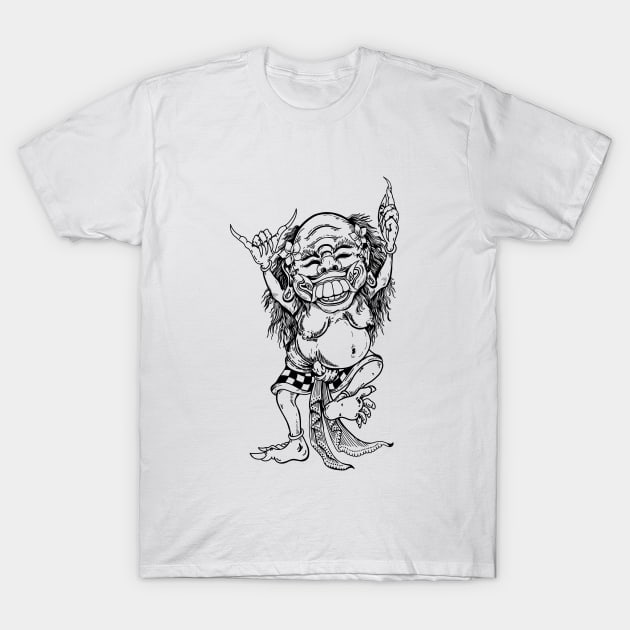 Bali Celuluk drawing T-Shirt by BaliChili